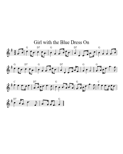 Girl with the Blue Dress On (Version 5)