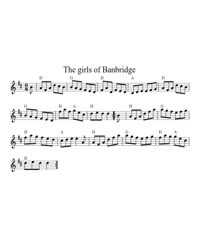 The girls of Banbridge (Version 4)