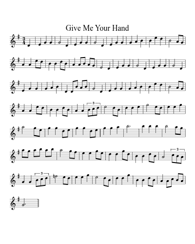 Give Me Your Hand (Version 4)