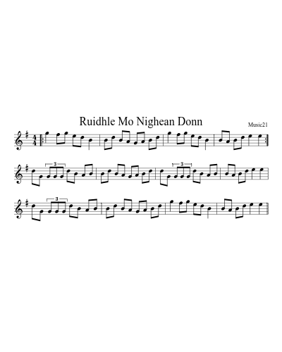 Ruidhle Mo Nighean Donn