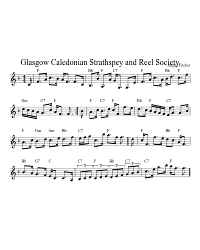 Glasgow Caledonian Strathspey and Reel Society (Version 2)