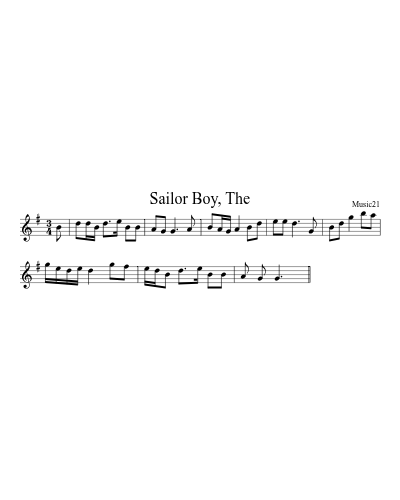 Sailor Boy, The preview