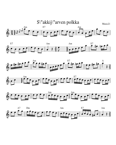 S\"akkij\"arven polkka preview
