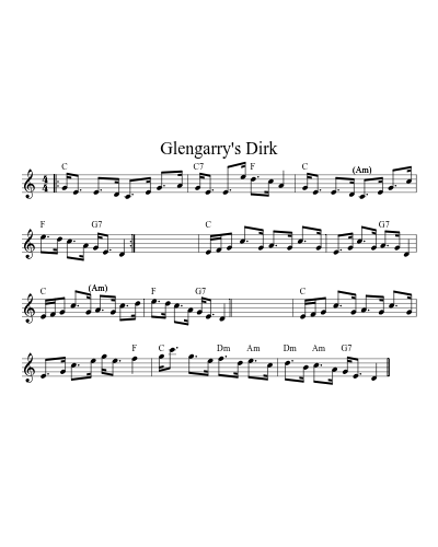 Glengarry's Dirk (Version 3) preview