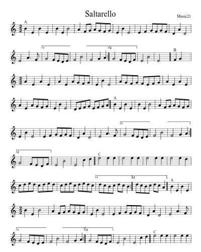 Saltarello preview