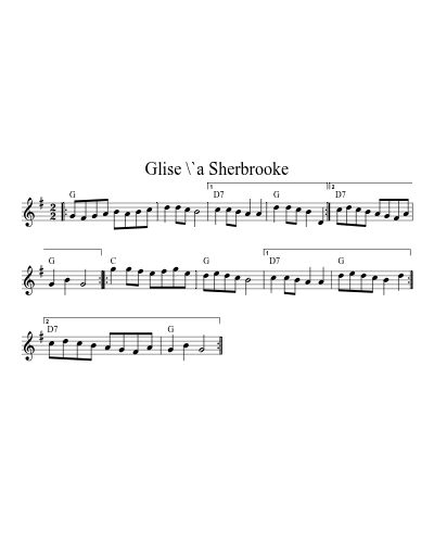 Glise \`a Sherbrooke (Version 10)