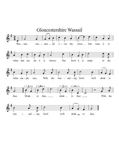 Gloucestershire Wassail