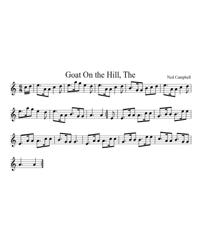 Goat On the Hill, The