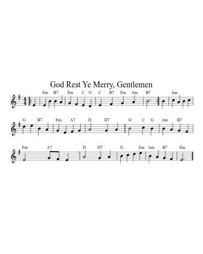 God Rest Ye Merry, Gentlemen preview