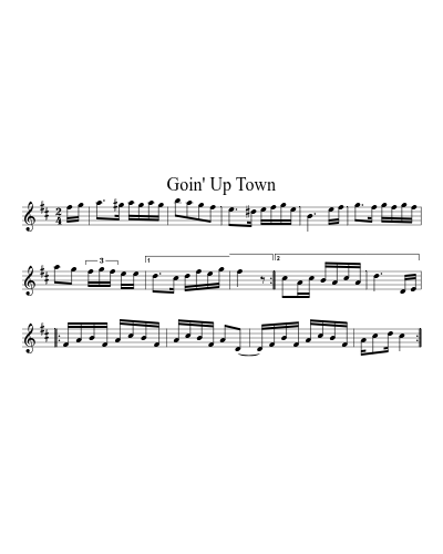 Goin' Up Town (Version 2)