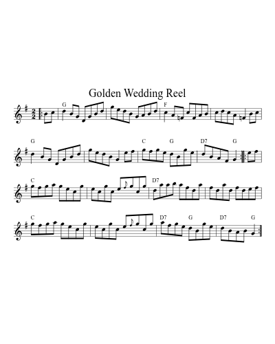 Golden Wedding Reel (Version 3)