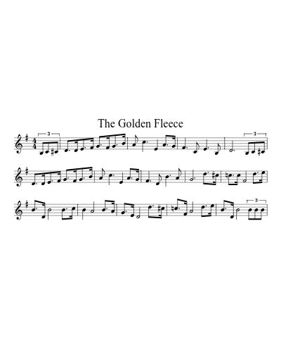 The Golden Fleece sheet music preview
