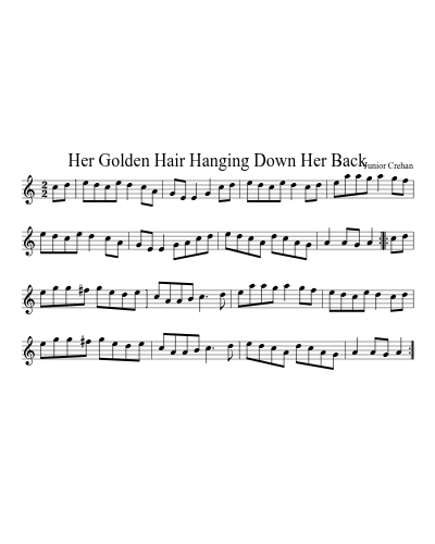 Her Golden Hair Hanging Down Her Back (Version 2) preview