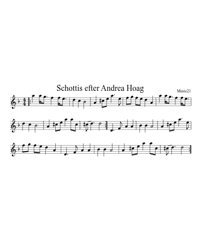 Schottis efter Andrea Hoag preview