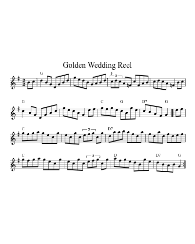 Golden Wedding Reel (Version 7)