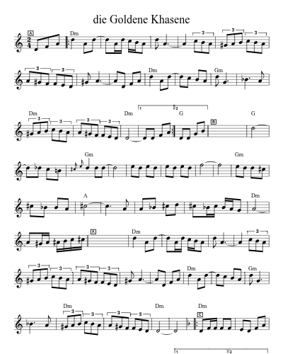die Goldene Khasene (Version 2)