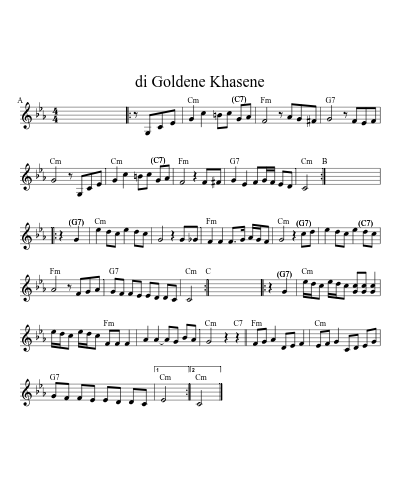 di Goldene Khasene