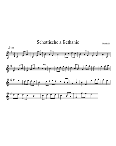 Schottische a Bethanie