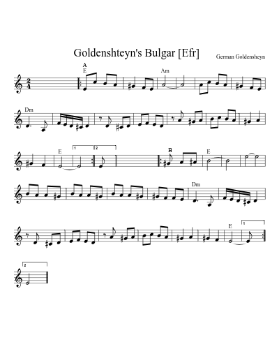 Goldenshteyn's Bulgar   [Efr]