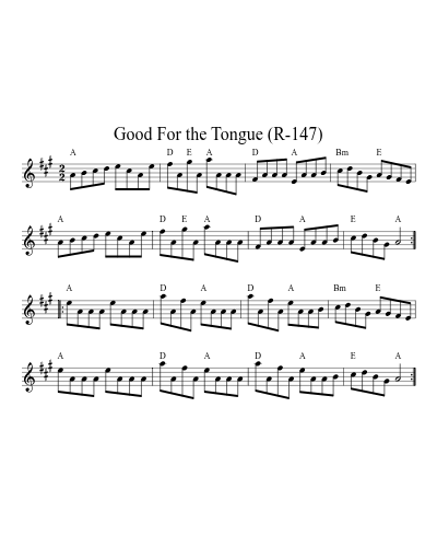 Good For the Tongue (R-147)