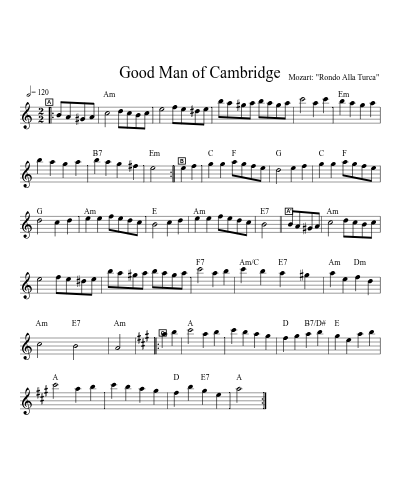 Good Man of Cambridge (Version 2) preview