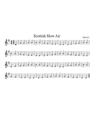 Scottish Slow Air preview