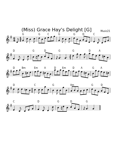 (Miss) Grace Hay's Delight   [G]