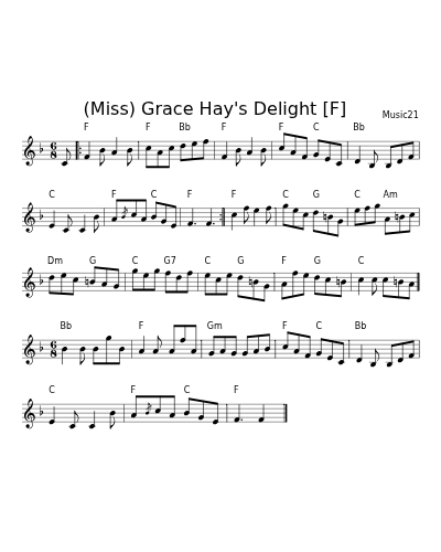 (Miss) Grace Hay's Delight   [F]