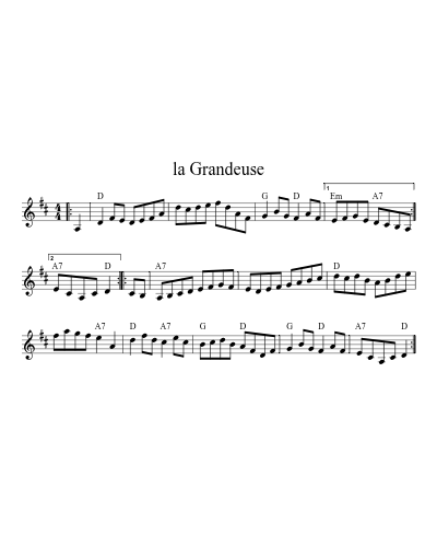 la Grandeuse (Version 2)