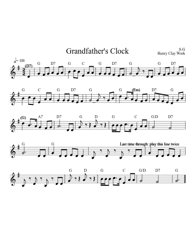 Grandfather's Clock preview