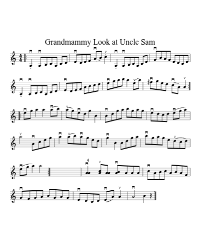 Grandmammy Look at Uncle Sam (Version 5)