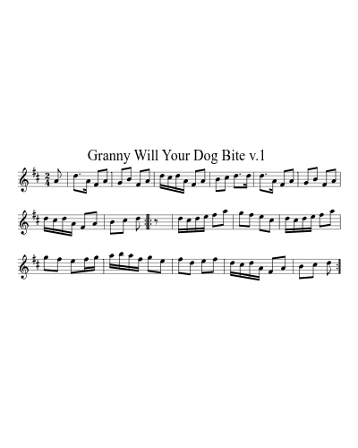 Granny Will Your Dog Bite  v.1 (Version 3)