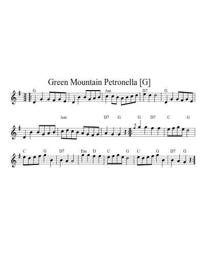 Green Mountain Petronella    [G]