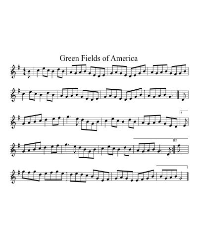 Green Fields of America (Version 3)