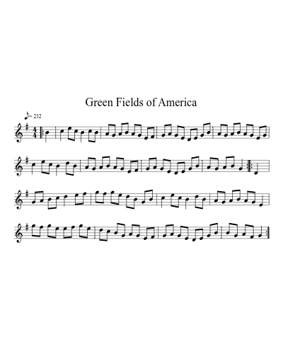 Green Fields of America (Version 5)