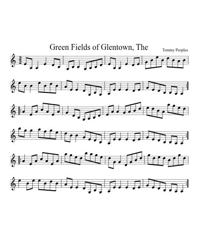 Green Fields of Glentown, The