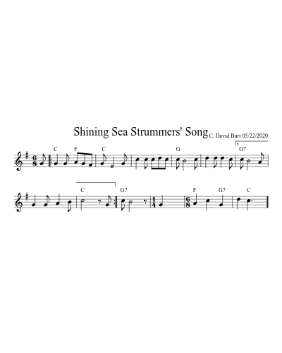 Shining Sea Strummers' Song preview