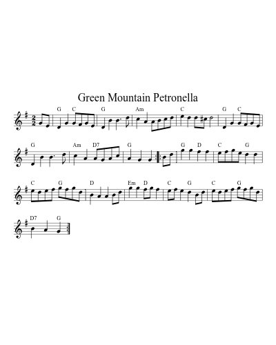 Green Mountain Petronella (Version 13)