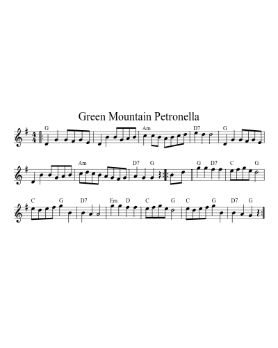 Green Mountain Petronella (Version 14)