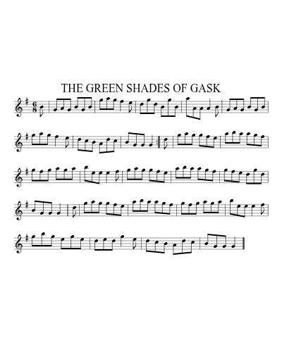THE GREEN SHADES OF GASK (Version 2)
