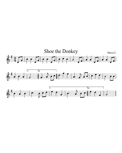 Shoe the Donkey (Version 2)
