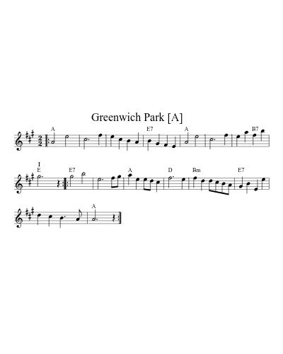 Greenwich Park    [A] (Version 2)