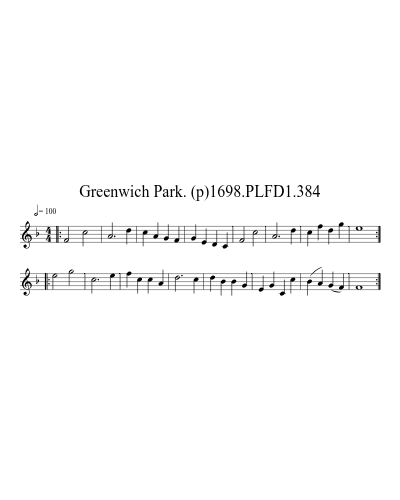 Greenwich Park. (p)1698.PLFD1.384