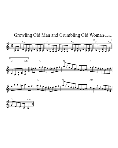 Growling Old Man and Grumbling Old Woman (Version 2)