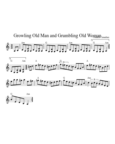 Growling Old Man and Grumbling Old Woman (Version 4)