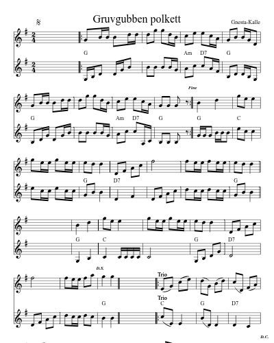 Gruvgubben polkett (Version 3)