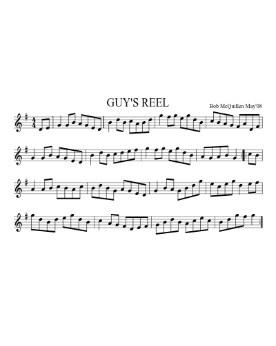 GUY'S REEL (Version 2)
