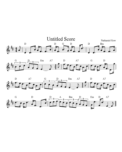 Gypsy Glen (Version 2) sheet music preview