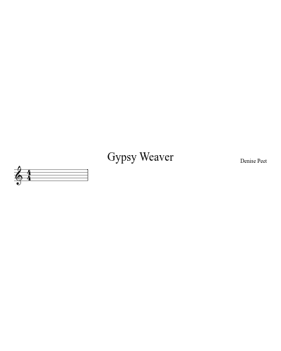 Gypsy Weaver2 sheet music preview
