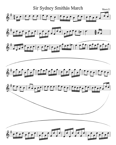 Sir Sydney Smithâs March